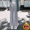 Calça pantalona de maternidade para primavera e outono, peça externa, novo estilo 2026, plus size para gravidez, sem suporte abdominal, sem aperto, calça casual de perna reta