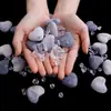 Muestra de Piedra de Hielo para Vino Dulce con Forma de Corazón, Artesanías de Piedra de Mármol Natural, Cubitos de Hielo para Vino Tinto, Whisky, Cerveza, Congelación Rápida