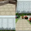 Plantilla Cuadrada Estilo Antiguo para Baldosa de Piso Modelo de Plástico Precast de Cemento Piedra de Pavimentación Exterior Piedra de Paso para Huerto Patio