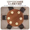 Mesa Redonda Estilo Minimalista Moderno para Uso Comercial en Restaurantes, Tiendas de Barbacoa, Tiendas de Fideos y Bares de Snacks, con un Juego Dedicado de Mesa y Sillas para Comer
