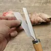 Cuchillo de Acero Inoxidable para Quitar Pelo de Cerdo, Herramienta para Depilar Pezuñas de Cerdo, Cara de Cerdo, Patas de Vaca, Piel de Cerdo, Uso Comercial para Puestos de Carne