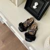 Zapatos de Princesa para Niñas 2025 Otoño Nuevos Zapatos de Cuero con Lazo Francés para Niños Zapatos de Suela Suave para Niñas Pequeñas con Vestidos