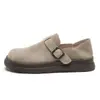 Zapatos Mocasines de Cobertura Total para Mujer Augusden 2026 Verano Nuevos de Suela Gruesa Doble Uso sin Cordones Zapatos Pequeños de Cuero con Suela Suave