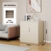 Gabinete de Balcón, Gabinete de Almacenamiento de Ventana Abuhardillada de Acero de Pie, Gabinete Bajo, Impermeable y Resistente al Sol, Gabinete de Almacenamiento para Artículos Varios y Zapatos, Diseño Moderno y Sencillo