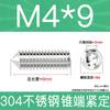 Tornillo sin cabeza hexagonal de acero inoxidable 304 DIN914 con extremo cónico, base de alambre para máquina de medición superior M1.6-M6
