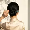 Grampos de cabelo estilo antigo, novos grampos de cabelo imitação de ébano estilo chinês, acessórios de cabeça para Hanfu, grampos de cabelo para estilizar o cabelo, acessórios de cabelo para cheongsam, presentes para mulheres