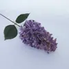 Materiais de Hortênsia Artificial Roxa de Alta Qualidade, Salão de Casamento, Flores Artificiais para Casamento, Fabricante de Combinação de Flores para Paisagismo Externo