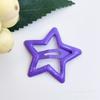 Pin de estrella de tartán escocés clip BB para niños pasador de estrella de cinco puntas clip para flequillo de pelo roto accesorios para el cabello materiales hechos a mano al por mayor