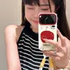 Funda para Teléfono Móvil Adecuada para Xiaomi 17Pro con Correa de Mano Modelo de Nicho Xiaomi15 Sin Colisión 14 Anti-Línea Gato Manzana