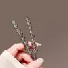 Nueva Horquilla Redonda de Strass con Corte Multifacético, Versátil y Elegante, Adecuada para Niñas, Pinza para Flequillo, Accesorio para el Cabello, Pasador