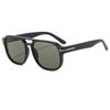 Nuevas Gafas de Sol Modernas Retro de Moda Ins Europeas y Americanas Street Shooting Cuadradas Doble Puente para Conducción al Aire Libre