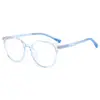Nuevas gafas fotocromáticas retro de montura redonda, sencillas y elegantes, gafas con bloqueo de luz azul, disponibles con lentes graduados