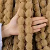 Bolas de Hilo de Imitación de Pelo de Conejo, Tiras de Bolas de Pelo, Flecos para Almohadas, Decoración Textil para el Hogar, Accesorios para Ropa, Tiras de Pelo de Calabaza Hechas a Mano, Al por Mayor en Stock