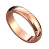 Europa y Estados Unidos estilo caliente simple acero de titanio versión ancha anillo liso brillante anillo anillo de amantes dedo índice acero inoxidable personalizado anillo de marea