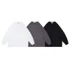 Beijie Ropa para Hombre Estilo Americano Marca de Tendencia Otoño 2025 Nuevo Camiseta de Manga Larga Color Sólido Hilo Doble 300g Camisa Básica Simple para Hombre