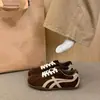 Zapatillas deportivas casuales ligeras retro para mujer, novedad otoño 2026, versátiles de estilo coreano, zapatos blancos