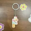 Acrílico Decorativo de Alto Acabamento Letra Kt Mercadoria de Anime Mochila de Estudante Pingente de Chaveiro Fofo Pequeno Presente Gato