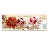 Parede de Fundo do Sofá Pintura Decorativa Horizontal Mural Sala de Estar Estilo Chinês Moderno Flores Florescendo Peônia Rica Pintura Pendurada