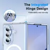 Capa de Celular Magnética Transparente Dois em Um Samsung Z Fold 8 Dobrável Esquerda e Direita Z 7 Capa de Celular Magnética Anti-Queda