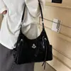 Mochila de alta gama de gran capacidad para mujer, nueva moda 2024, bolso de hombro con textura, bolso de mano multiusos para uso diario.