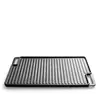 Placa Rectangular para Barbacoa de Exterior Doméstica Teppanyaki Plancha de Hierro Gruesa Doble Cara Parrilla Sartén de Hierro Fundido Bandeja Grande Molde