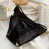 Tanga Sexy de Encaje para Mujer de Cintura Baja Secado Rápido Moda Ropa Interior Tanga Nude Popular