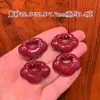 Colgante Xiangyun con carácter de la suerte y arena de oro púrpura de alto contenido natural con cerradura Ping An Ruyi para hombres, mujeres y niños, colgante de cinabrio, cinabrio
