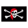 Bandera de Perro Pirata Calavera de Comercio Exterior Tela de Poliéster Impresión Digital Tela de Fondo para Banner Bandera de Hueso Bandera de Calavera Bandera Pirata