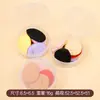 Mini borla para dedo pequeña almohadilla de aire corrector triángulo gota de agua algodón de azúcar esponja de maquillaje mini borla para pulgar al por mayor