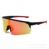Gafas Deportivas Deportivas de Medio Marco para Ciclismo de Nuevo Producto Transfronterizas Gafas para Correr Gafas de Sol Coloridas Lentes con Recubrimiento al Vacío Lente Integrada