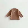 Nuevo Vestido Acolchado sin Mangas Estilo Coreano para Niñas Otoño e Invierno Moda para Bebés Chaleco Bordado de Conejo Chaleco Falda Versátil