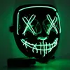 Máscara Luminosa de Fantasma para Halloween Rosto Inteiro Adulto Transmissão ao Vivo Reveladora de Rosto V de Vingança Terror Fantasia Infantil