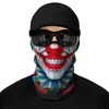 Capucha de Motocicleta para Payaso Forro de Motocicleta Bicicleta Gorra de Casco Verano Deportes Máscara de Protección Solar de Seda de Hielo Transpirable