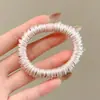 Scrunchie de cetim plissado estilo coreano para mulheres, novo modelo 2026, alta elasticidade, prendedor de cabelo durável, faixa de cabelo, acessório de cabelo elástico