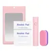 Pluma para Uñas/6 en 1Pazt Esmalte Gel Ojo de Gato Capa Base Esmalte de Uñas Capa Selladora No Dañina Construcción para Uñas
