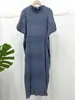 Talla grande Vestido de Lujo Ligero de Alta Gama para Mujer Diseño Único para Mujer Falda Plisada Estilo de Apariencia Delgada Falda de Longitud Media