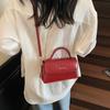 Bolsa Pequena Transfronteiriça Bolsa Feminina 2025 Nova Moda Outono e Inverno Bolsa Transversal de Ombro Único Bolsa Quadrada Pequena de Mão Feminina de Alta Qualidade