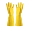 Guantes para Lavar Platos del Hogar, Guantes de Goma Látex Impermeables Duraderos para Uso en la Cocina, Adecuados para Lavar Platos, Lavandería y Tareas de Limpieza, Resistentes al Desgaste