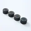 Fabricantes suministran pomo de potenciómetro de aleación de aluminio pomo de volumen interruptor tapa de pomo con textura negra 25 * 15 mm