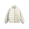 Yidao Vintage 2026 Inverno Novo Design Gola Alta Jaqueta de Algodão Mangas de Lã Casual Curta Quente Roupa Exterior Masculina