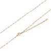 Corrente de Aço Inoxidável 18K Corrente de Metal Corrente de Ouro Real Colar Caixa 45cm Fecho Lagosta Osso de Cobra