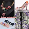 25mm vintage feito à mão flor de cerâmica macia acessórios diy roupa sapatos femininos chapéu decoração laço acessórios de cabelo material para colar