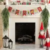 Colgante de Pared Artificial de Aguja de Pino de Norfolk Transfronterizo Amazon Navidad Planta Verde Falsa Decoración de Puerta de Casa Pegamento Blando Decorativo