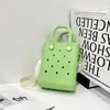 Bolsa de Accesorios Versátil de Dibujos Animados Nueva DIY Transfronteriza Bolsa de Playa Nueva Moda Nicho de Hombro Cruzado de Mano con Agujero