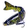 Cebo biónico HENGJIA multinodo de 12,8 cm y 18 g, venta al por mayor, pesca en el mar, cebo sumergido, equipo de pesca al por mayor