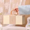 Nueva Caja de Regalo Festiva Roja, Caja de Dulces de Boda de Alta Gama, Exquisita Caja de Regalo Portátil para el Día de San Valentín y Cumpleaños