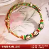 Festival del Bote del Dragón Cuerda Colorida Pulsera de Zongzi Pequeño Cuerda Roja Tejida a Mano para Regalos de Niños y Bebés Cuerda de Mano Decorativa Lote