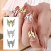 Nuevas Joyas para Uñas Estilo Oscuro Calavera Retro Ángel Arte de Uñas Halloween Aleación Uñas Postizas Joyas para Uñas