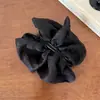 Pinza de Pelo de Malla de Alto Gama Estilo Coreano para Mujeres, Pinza para el Cabello de Nube con Pliegues Suaves Tipo Falda, Pinza de Tiburón Voluminizadora