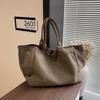 Moda Transfronteriza Otoño 2025 Bolso Tote Nuevo Estampado de Leopardo Gran Capacidad Bolso de Mano de Moda Bolso de Hombro Versátil Casual